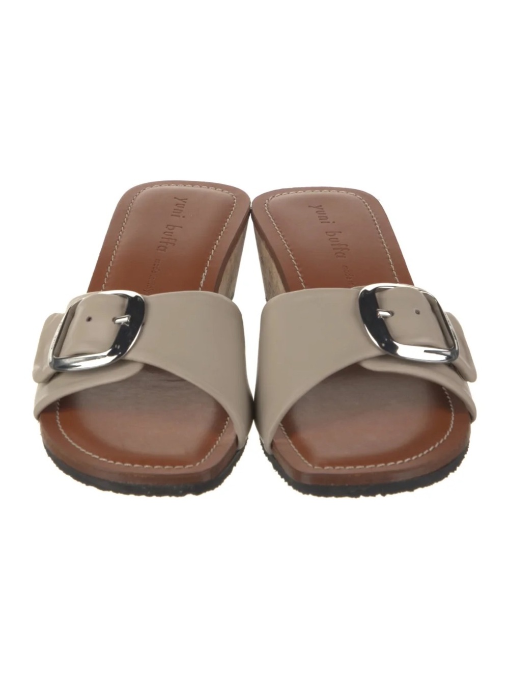 Yuni Buffa Lucca Slides with Buckle